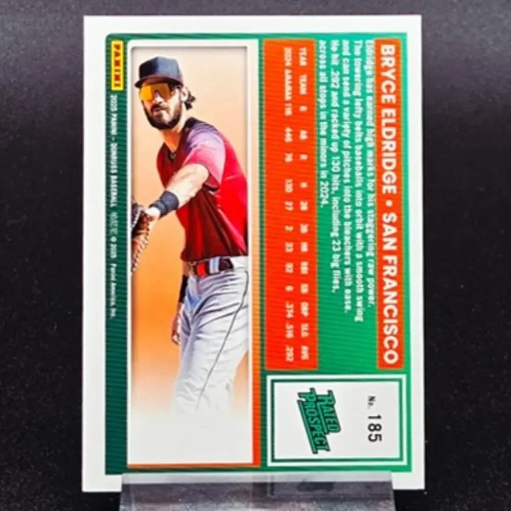 Bryce Eldridge Holo Rockets Cracked Ice Prizm San Francisco Giants Top Prospect